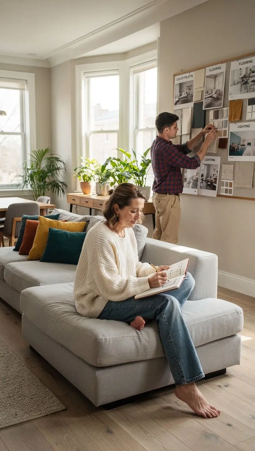 Рабочий кабинет с удобным офисным оборудованием и организованным пространством.